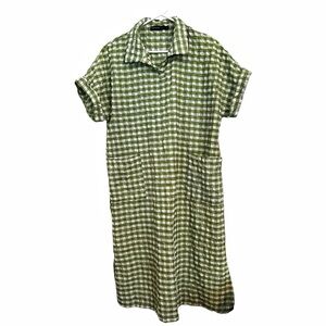 Green Checkered Dress